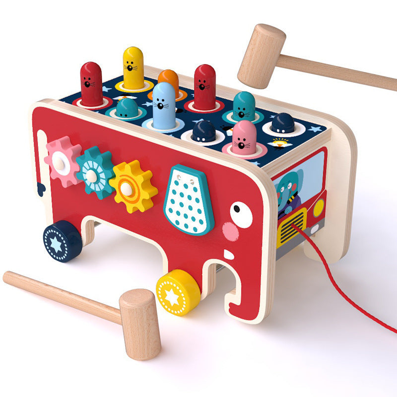 Pounding Bench Animal Bus Toys