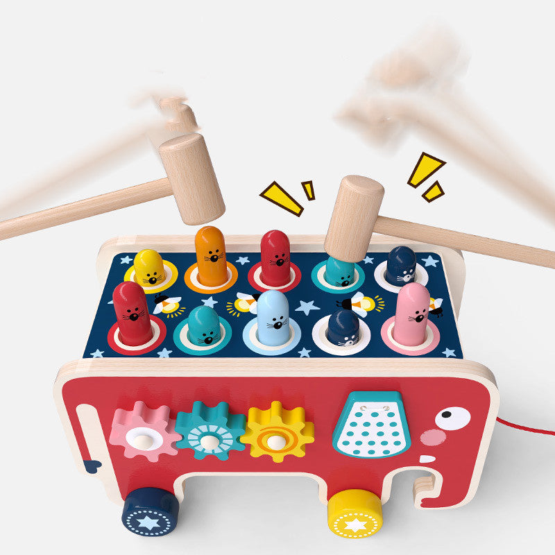 Pounding Bench Animal Bus Toys